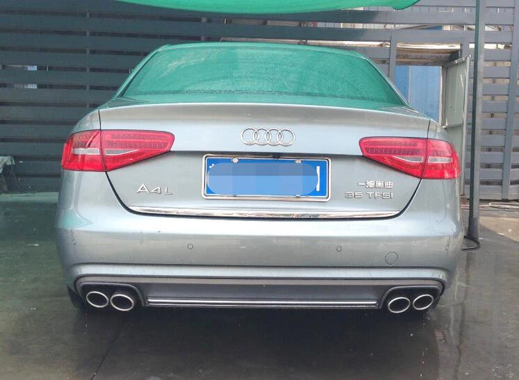 Задний спойлер для Audi A4 S4 2013-2016 задний RS4 ABS передний бампер диффузор защита |