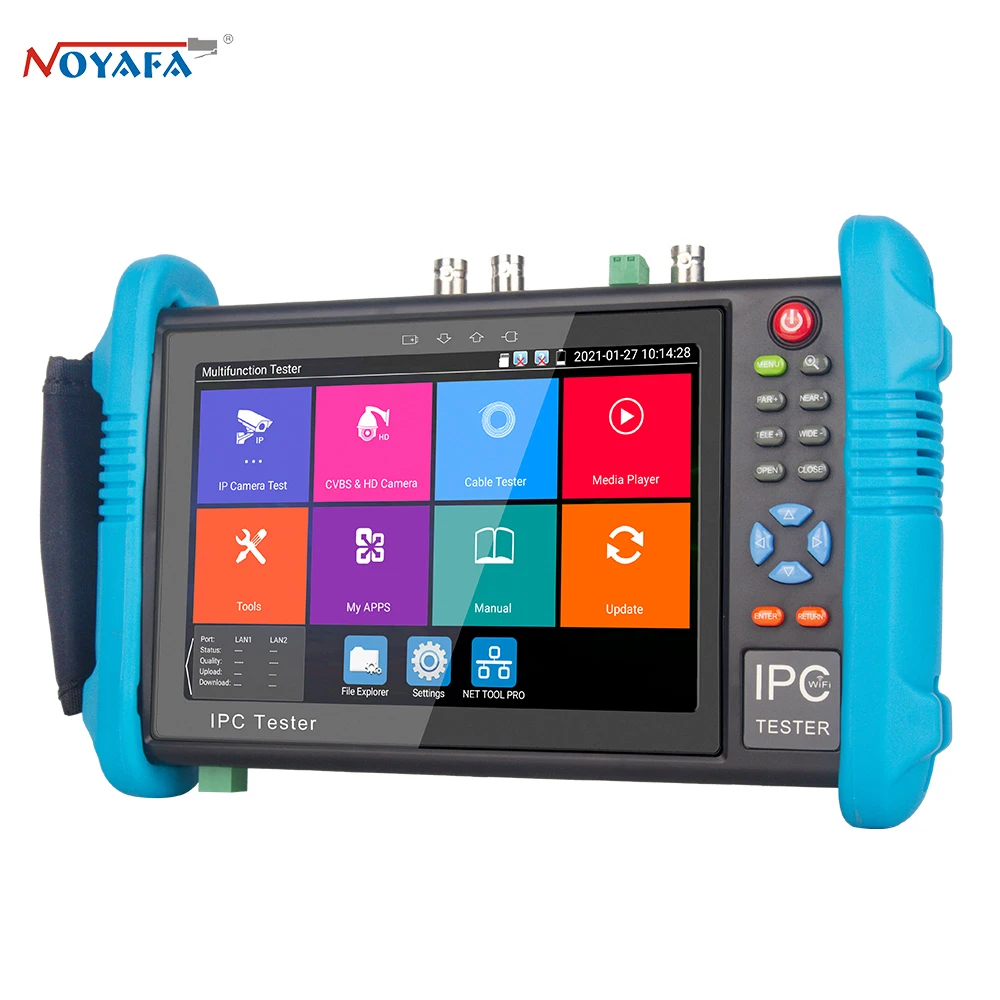 Noyafa IPC716ADHS 7 дюймов 4K камера тестер er CCTV монитор тест для Ip IPC Poe TDR сетевой кабель