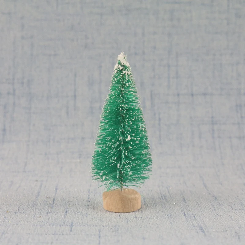 

12pcs Mini Christmas Tree Pine Tree DIY Christmas Decorations For Home Table Navidad Xmas Ornaments New Year Decor Kids Gift
