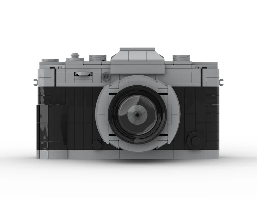 

NEW 2021 Small particle creative MOC building block SLR camera photo photography assembly toy model children's birthday gift