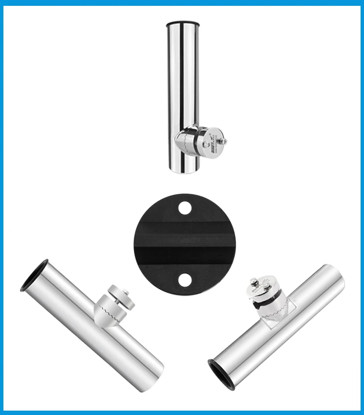 

2PCS High Quality Fishing Holder Round Rubber Gasket Grip the Rail Prevent Damage to Rail Boat Marine Accessorie