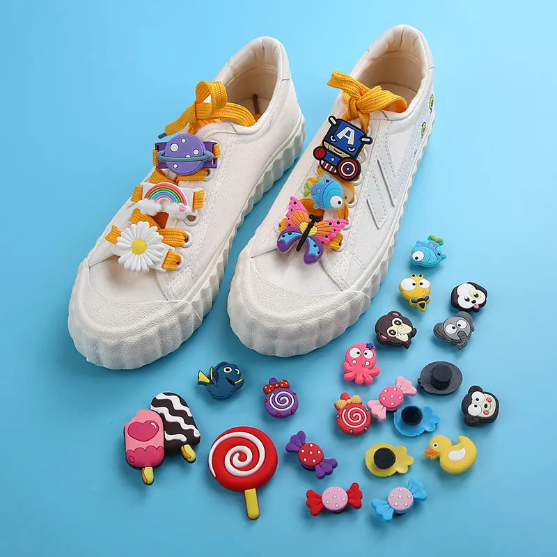 

Girl Magic Croc Shoe Charms Accessories Decorations Clog Sandals PVC Charm Button for Girl Gift DIY crocses charms pack