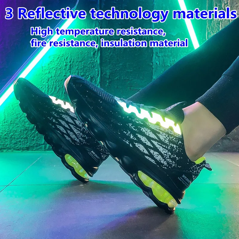 

2021 Autumn New Men's Sports Shoes Non-slip Comfortable Fashion Men's Woven Surface Breathable Casual Sneakers 878