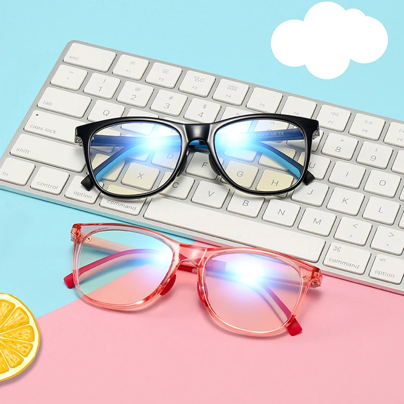 Модные детские очки с защитой от синего света пластиковые титановые оправы