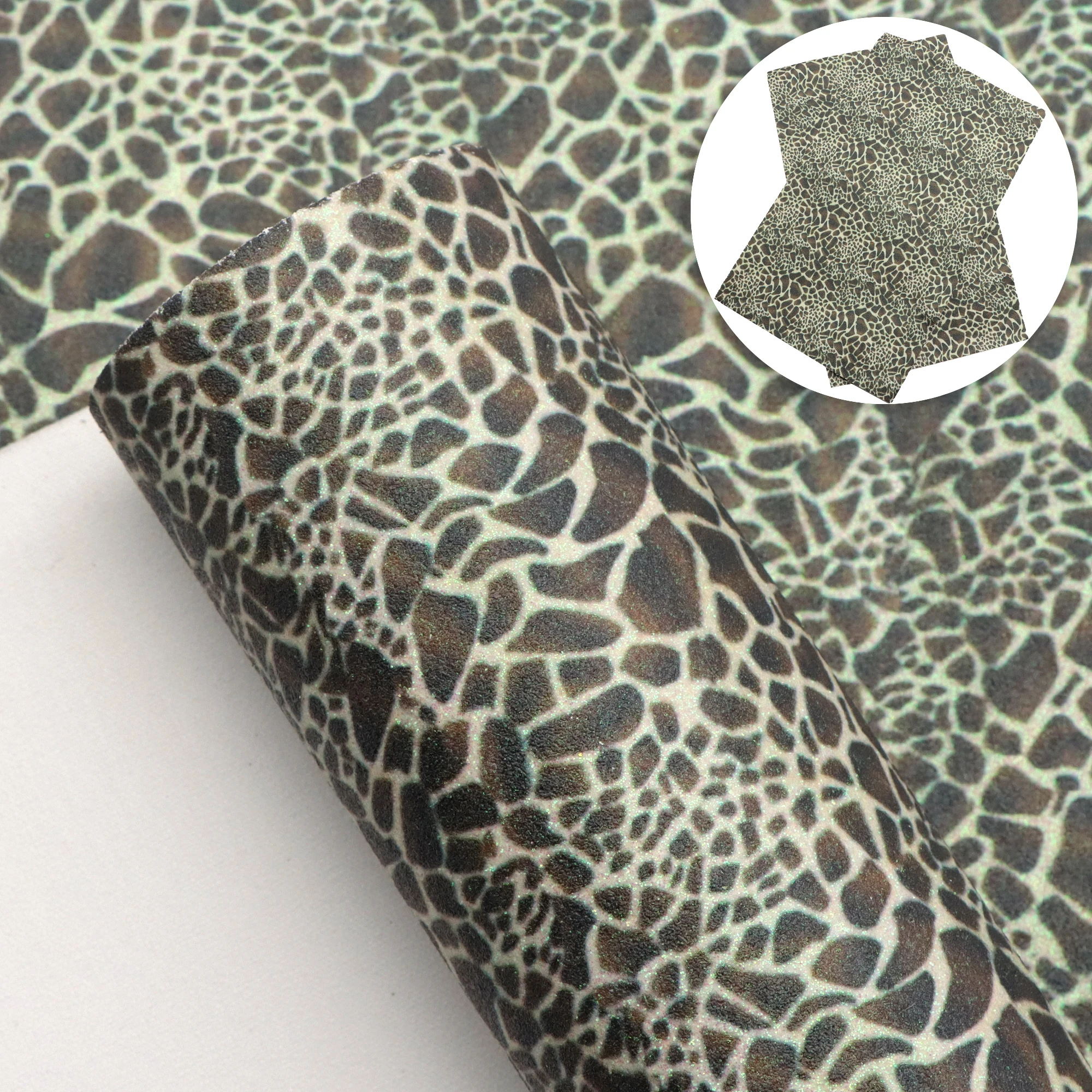 Дэвид Энджи 20*33 см полосой тонкого блеск полосы искусственная Синтетическая кожа