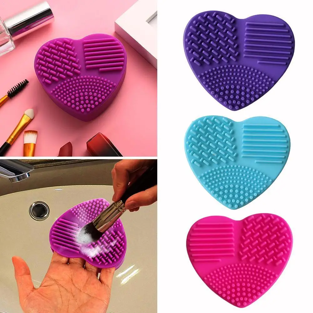 Новинка инструмент для мытья кожи косметики скребок чистки бровей коврик