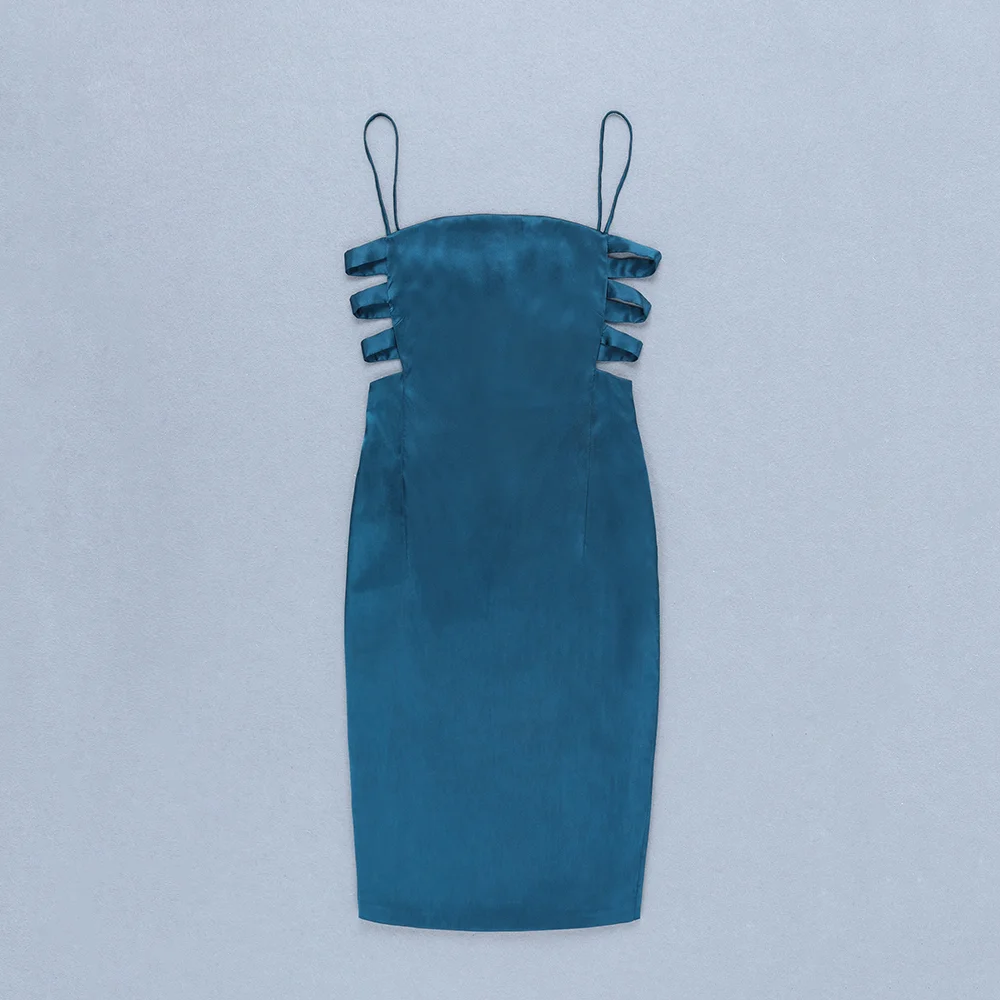 HQBORY/новое летнее сексуальное платье темно синего цвета с вырезом облегающее