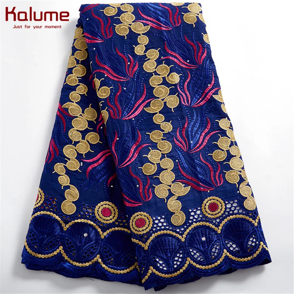 Африканская швейцарская кружевная ткань Kalume 2021 сухое платье вуаль