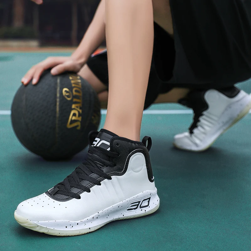 Высокие мужские баскетбольные туфли Jordans оригинальные нескользящие спортивные