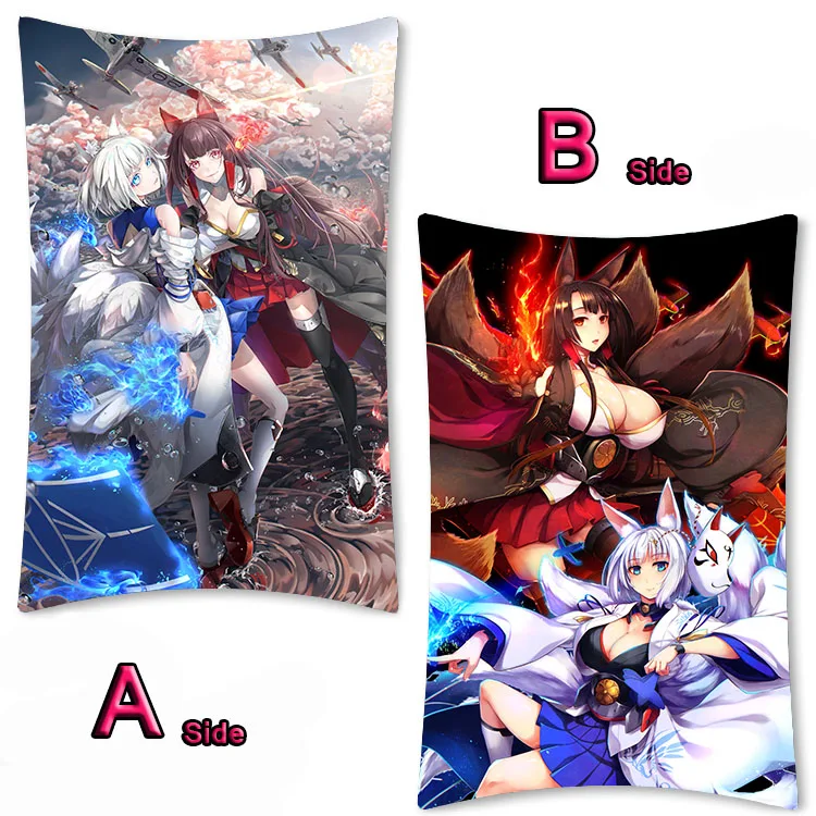 Аниме игра Azur Лейн USS Laffey Illustrious Yuudachi Dakimakura обнимающая подушка для тела Чехол Otaku