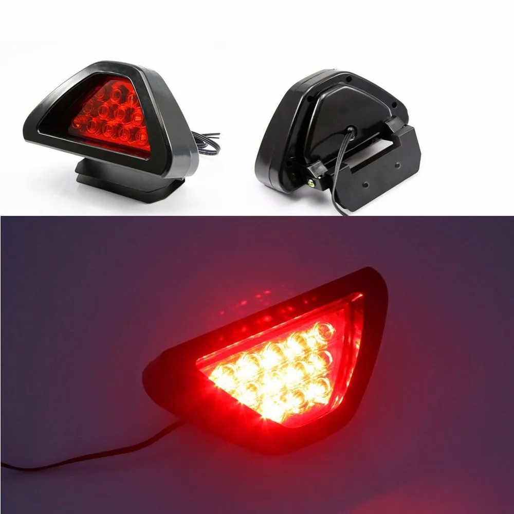 Универсальный красный стоп сигнал заднего хода в стиле F1 12 светодиодный для