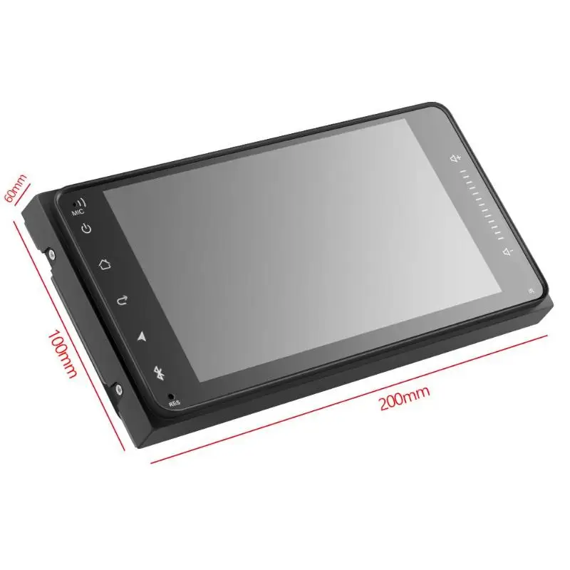 7 дюймов 2 DIN Android 8,1 1+ 16G HD 12V сенсорный экран стерео bluetooth USB gps Navi MP5 мультимедийный плеер FM радио для Toyota