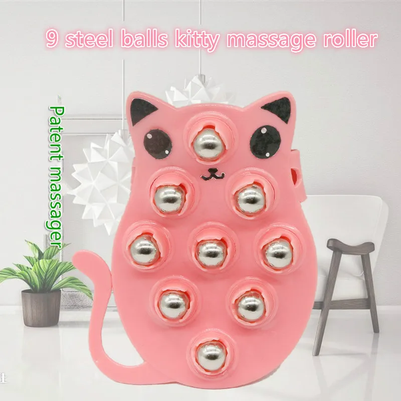 Массажер с девятью шариками для кошек массажный шарик соскабливания лимфы