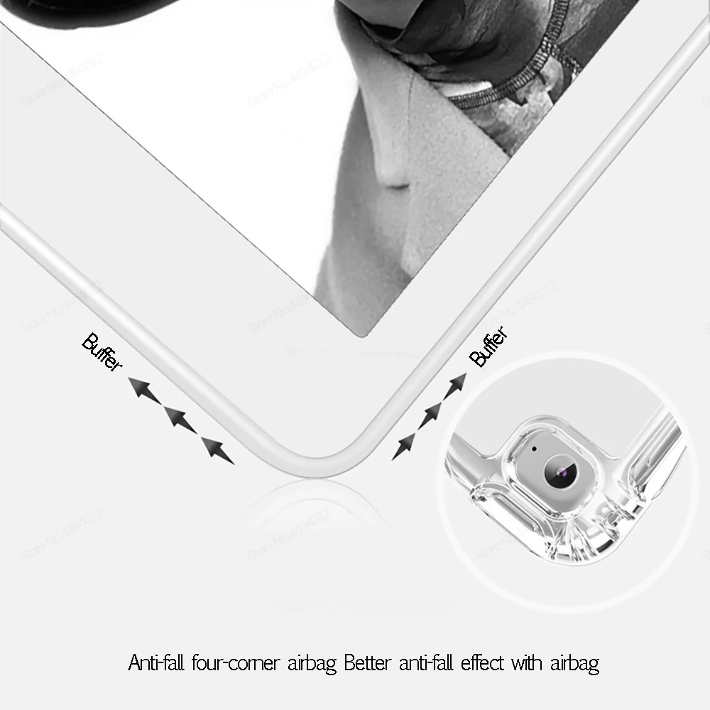 Чехол для iPad Air 4 2020 новинка 10 9 чехол 2 7 8th Pro 11 5 3 2019 Mini 5th 6th Generation прозрачный