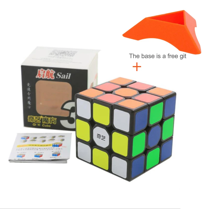 

Новинка QIYI QIHANG W 3x3x3 кубик 3x3 магические кубики профессиональная 5,6 см черная белая наклейка скоростная головоломка игрушки для детей подаро...