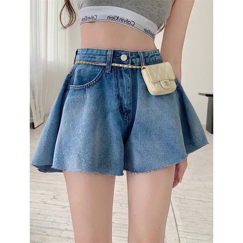 

2021 New Fashion Women's High Waist A-Line Casual Wide-Leg Jeans