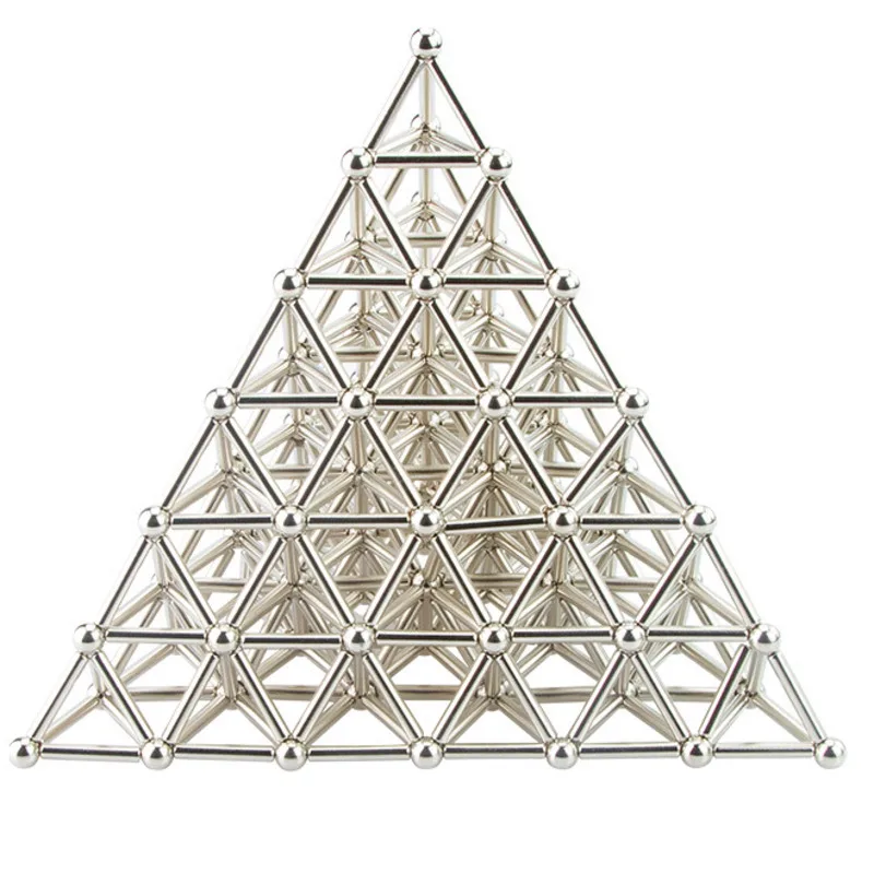 

Children's Improve Puzzle Magnetic Design Building Blocks Combination Set Magnetic Beads And Stick Games Kid Holiday Gifts