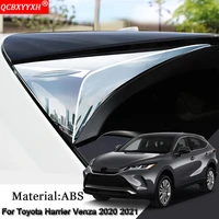 abs car styling car rear wing side cover sequins side spoiler sticker auto accessories for toyota harrier venza xu80 2020 2021