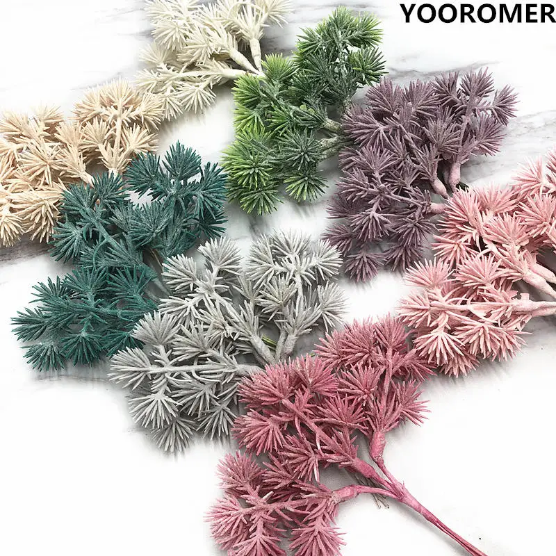 YOOROMER 6 шт. искусственные растения ананас цветы для дома Гирлянда DIY скрапбук
