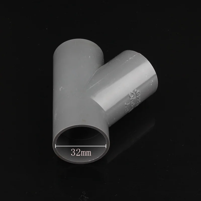 32 мм ПВХ косой тройник соединитель для водоснабжения Аксессуары труб орошения