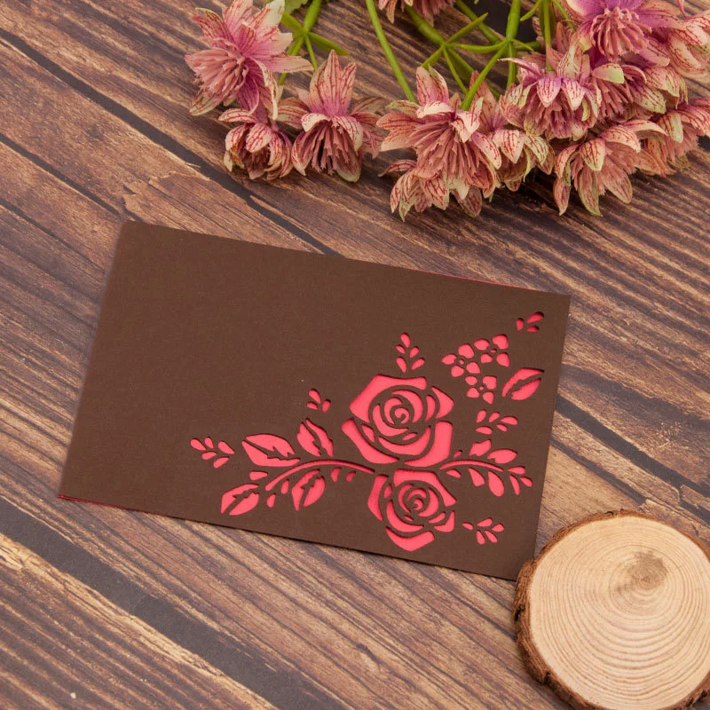 Новые штампы 2019 полые розы цветы металлические скрапбукинг ремесло Рождество