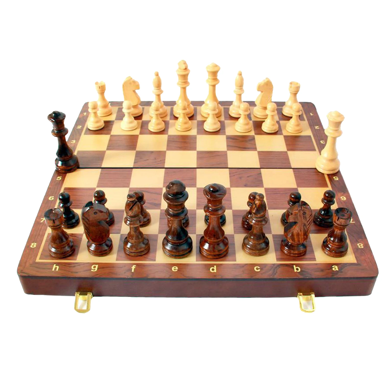 

Wooden chess set Tournament - chess board 18' + 4.13' chess pieces