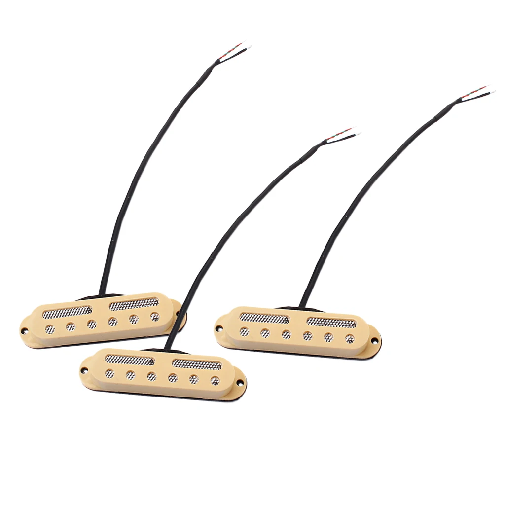

3 Pieces Single Coil Humbucker Pickup SSS Standard for Guitar Accessories