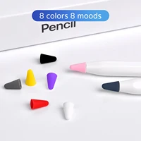 suitable for apple pencil 1nd and 2nd generation pen tip protective cover for ipad wear resistant silent liquid silicone pen cap