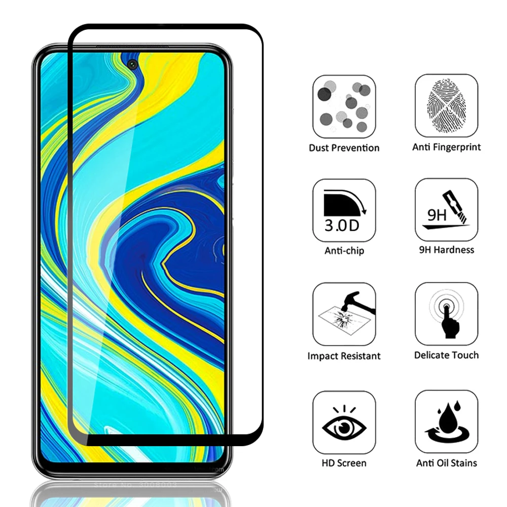 Защитное стекло для xiaomi закаленное redmi 5a 6a note9s note 9s 9 s|Защитные стёкла и плёнки