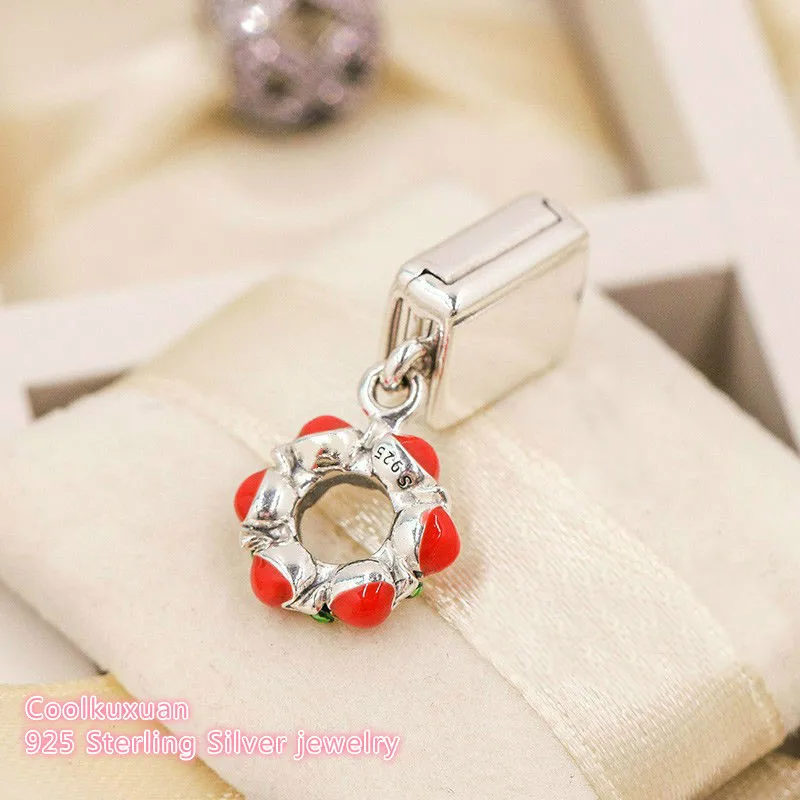 925 пробы Серебряный Белоснежка и семь гномов книга Подвеска Шарм Смешанная эмаль