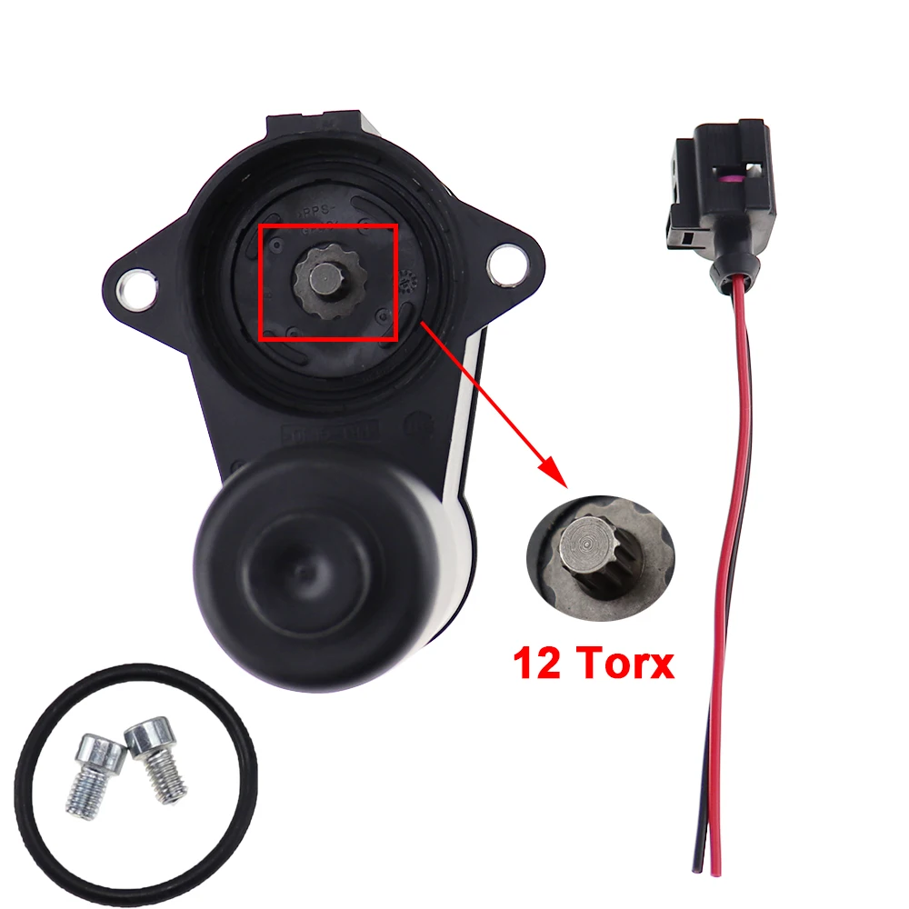 Сервомотор Torx 3C0998281 3C0998281A 3C0998281B 6/12 для заднего суппорта стояночного тормоза VW Passat