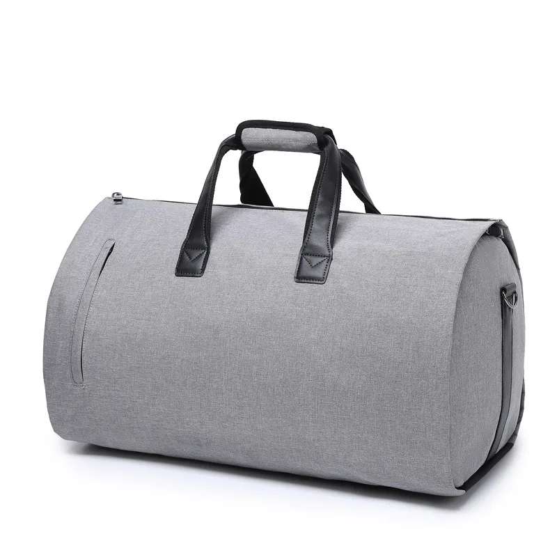 2 In 1 Grament Bag Designer Duffle Bag Laptop Bag/ Tote Casual Vacation Business Daypack Men Shoulder Package Durable Oxford