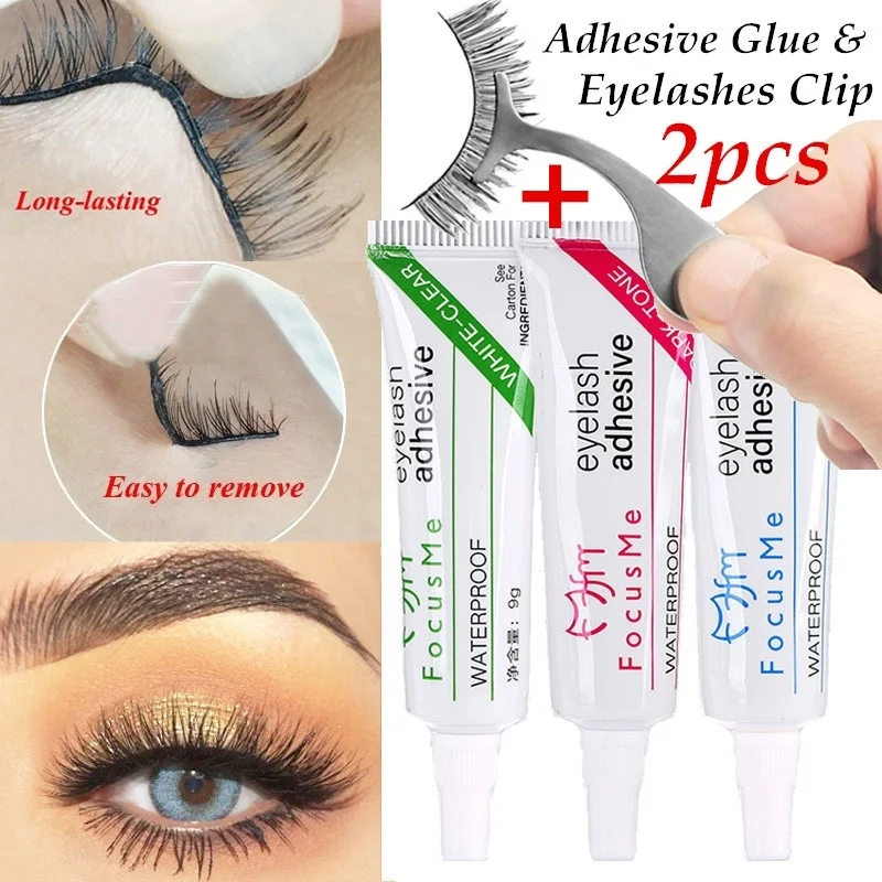 

1 Набор, 1 шт. клей для ресниц и 1 шт. аппликатор для ресниц, инструменты для наращивания накладных ресниц, профессиональный инструмент для мак...