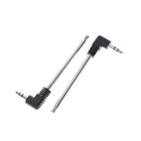 1pcs 3 5mmtv antenna telescopic aerial replacement connector for tv fm radio cable radio small speakers mobile cell phone