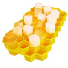 Силиконовый Лоток Для Льда 37 кубиков в форме соты, контейнер для хранения, пищевой силикон, формы для форма для заморозки кубиков льда