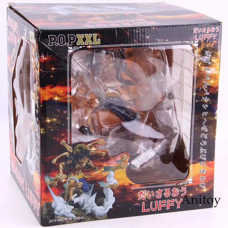 Аниме one piece P. O. P XXL Обезьяна D Luffy Gomu No Gatling Ver. ПВХ одна деталь Луффи фигурка Коллекционная модель игрушки