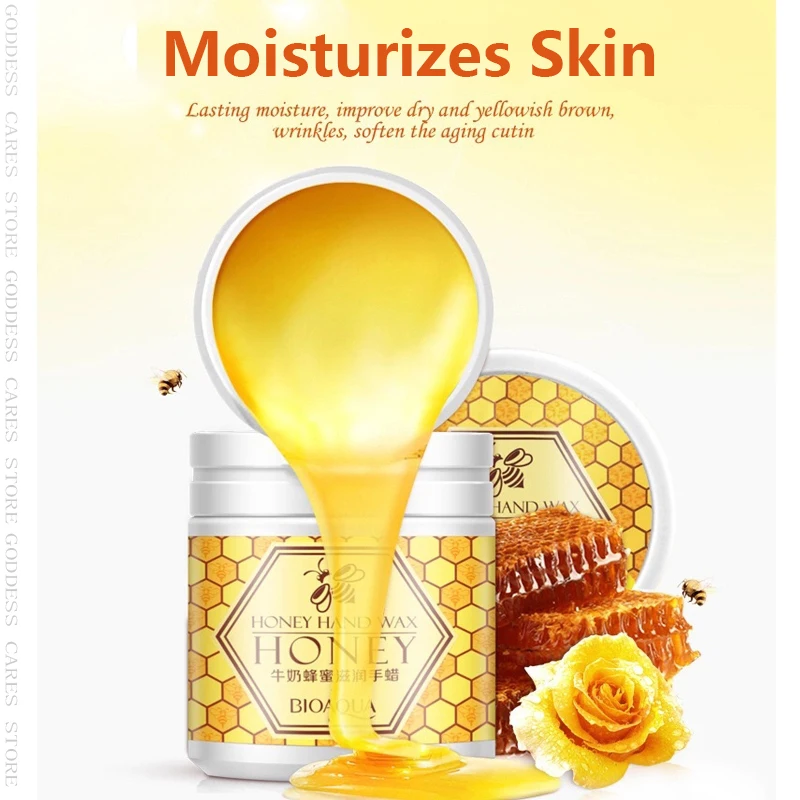 Отшелушивающая маска для рук восковая эссенция парафин ванны гиалуронат натрия