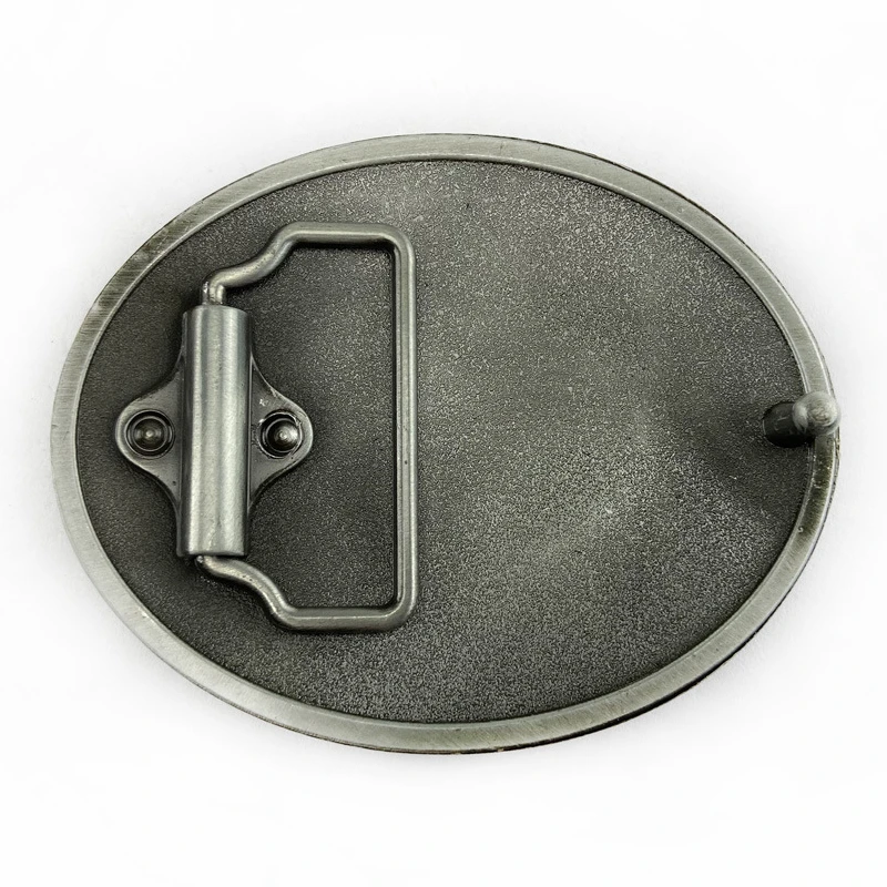 Классическая Бирюзовая Цветочная металлическая пряжка для ремня в Западном