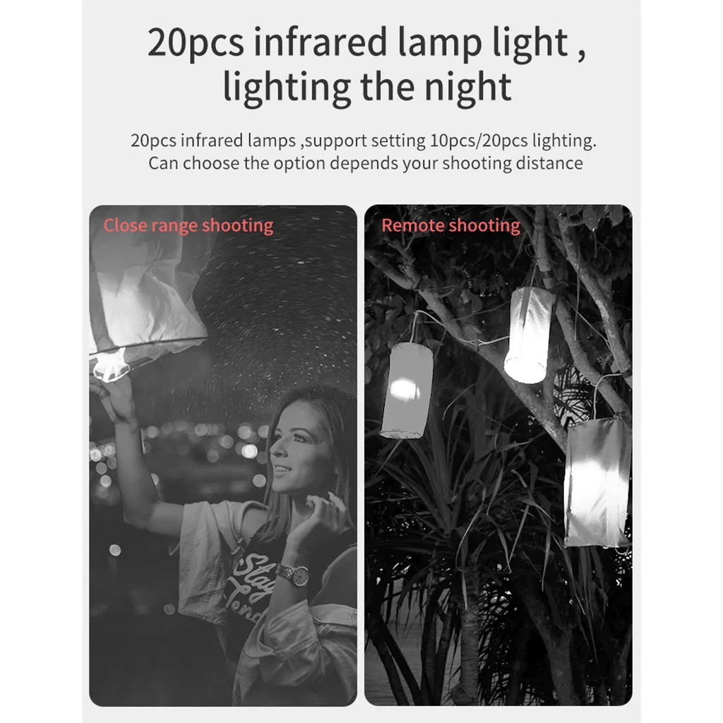 ORDRO LN-3 Studio ИК светодиодный светильник USB Перезаряжаемые инфракрасный Ночное