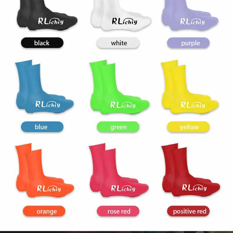 Защитные чехлы для обуви водонепроницаемые теплые силиконовые замки шоссейных