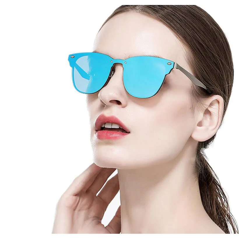 Солнцезащитные очки в металлической оправе для мужчин и женщин Модные Винтажные