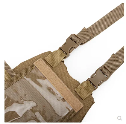 Exhibition General Tactical Camouflage Style Pass Clip Card Case 10.5Cm * 11Cm