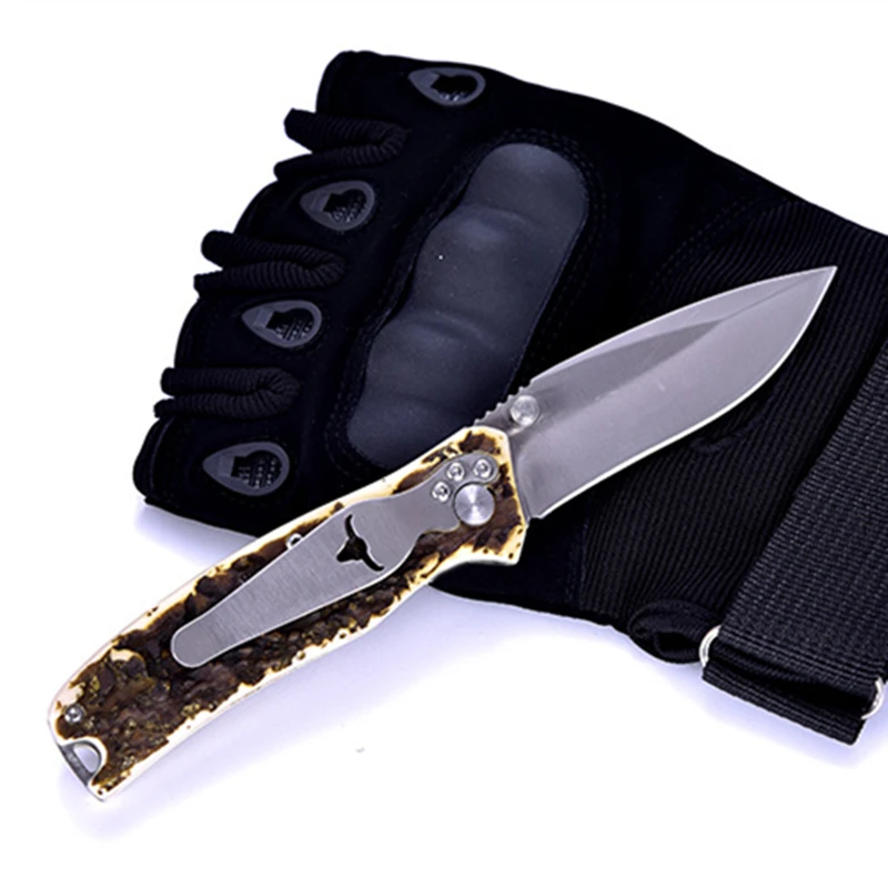 Тактический нож 57HRC с высокой твердостью складной карманный инструмент для