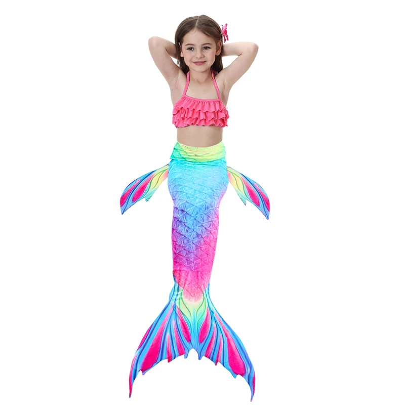 mermaid tail with bikini costume cosplay swimsuit for pool party bathing suit for girls mermaid tail bikini summer hot sale free global shipping