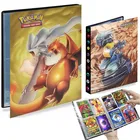 Коллекционный альбом Pokemon с 4 карманами, коллекция 240 держатель для карт Free, блокнот для игр с покемоном, папка для карт, книга с загруженными списками, детская игрушка