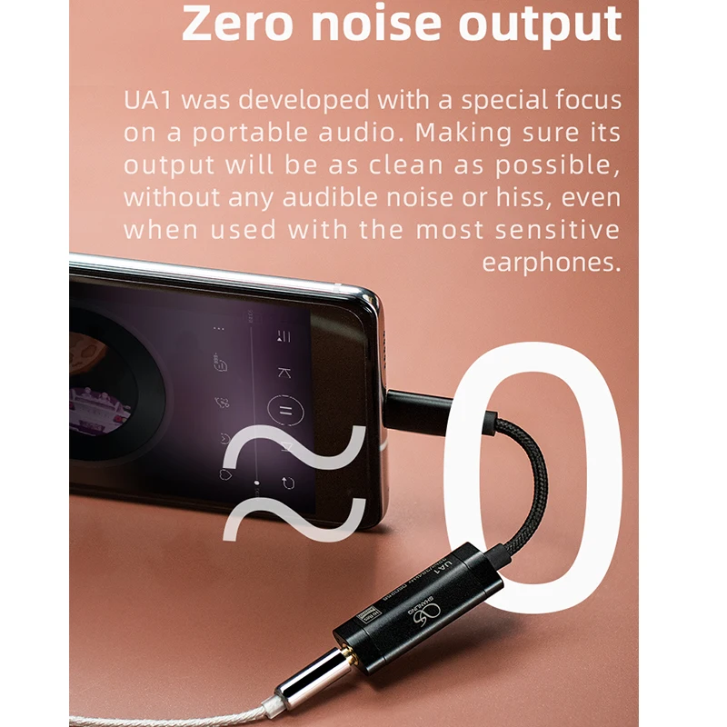 SHANLING UA1 высокого разрешения ES9218P USB ЦАП AMP Кабель адаптер PCM 32/384 DSD256 для TYPE C Android
