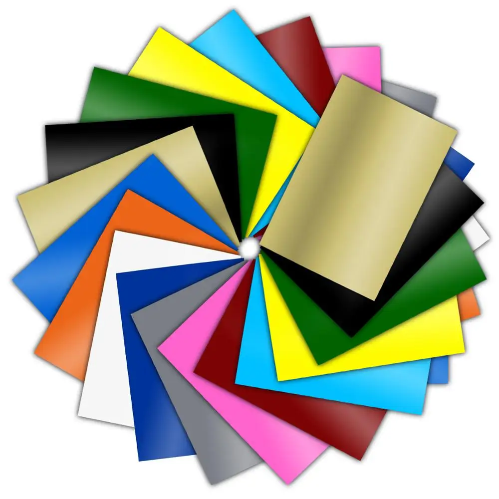 9 цветов/упаковка виниловые наклейки для автомобильных стаканчиков|Декоративные