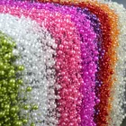 5 метров прозрачная леска, искусственная цепочка с жемчужными бусинами, гирлянда, цветы, товары для украшения свадебных вечеринок