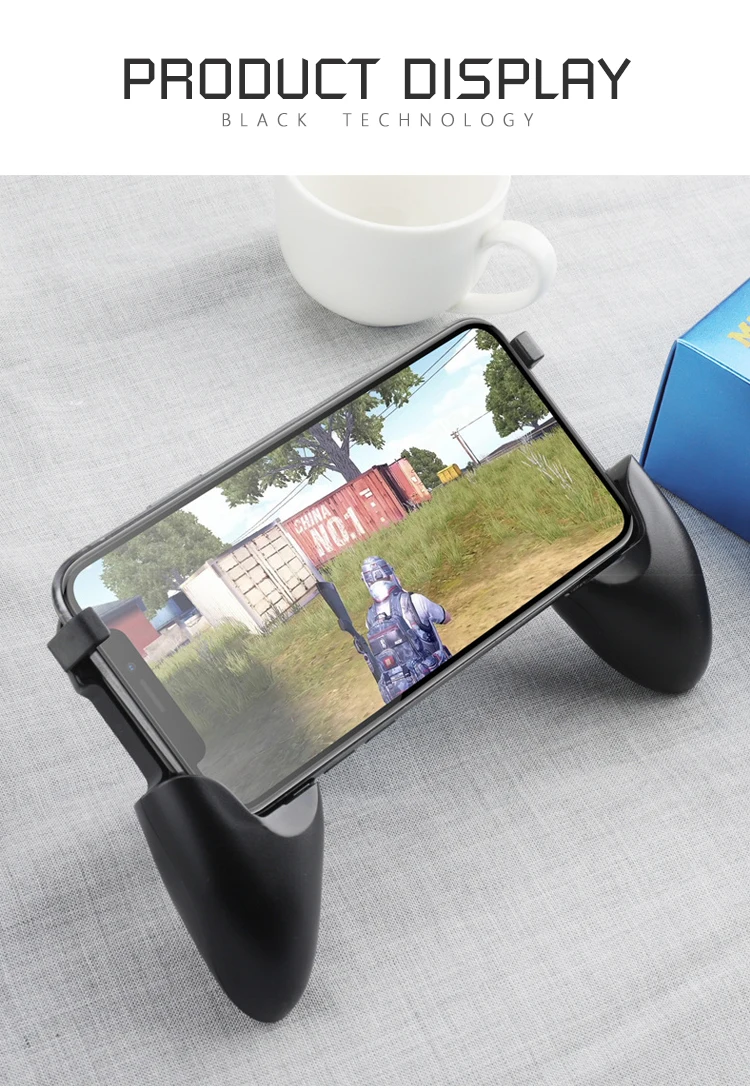 Беспроводной Bluetooth аккумуляторная игровой контроллер для Pubg игрового контроллера геймпад для iPhone iOS 2-в-1 ручка и кронштейн для телефонов на базе Android с Bluetooth