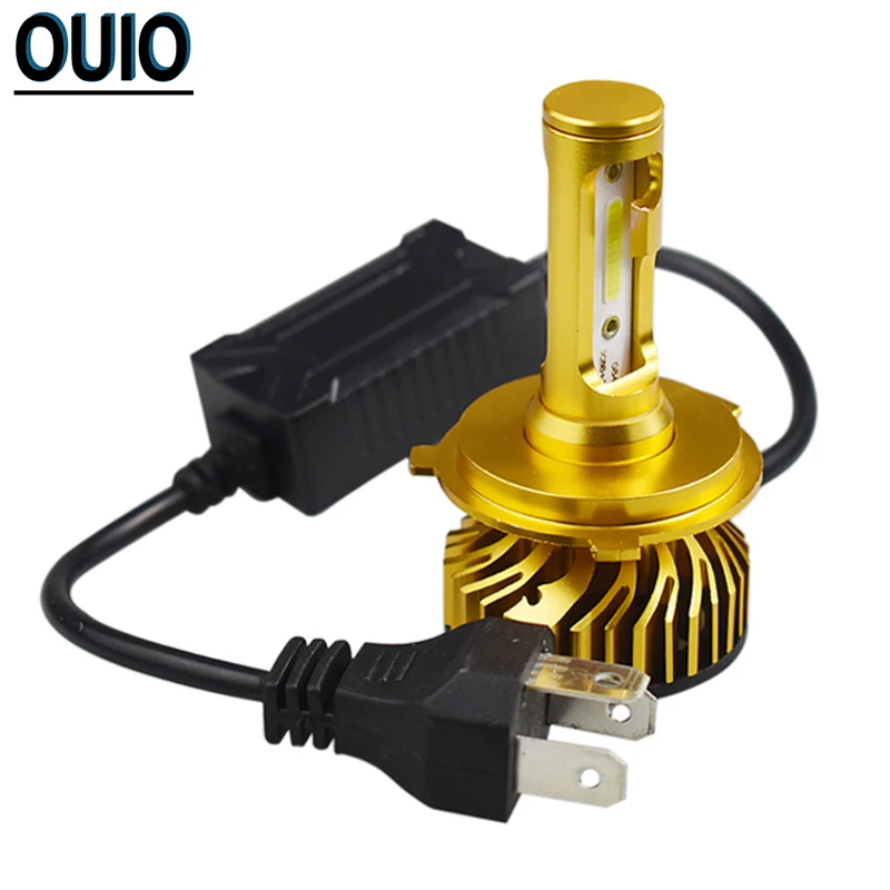 2PCS F2 Car Light Led Headlight Bulbs H1 H3 H4 H7 H8 H9 H11 H13 9005 9006 Silver Gold 8000LM 6000K 80W Fog Lights Auto Head Lamp |